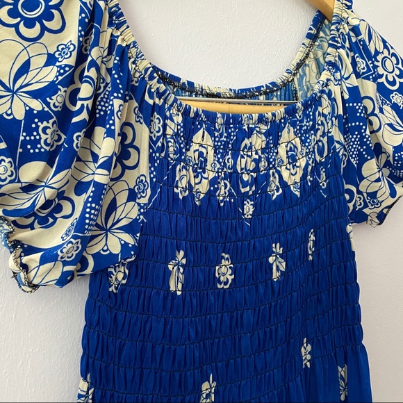 Blue Boho Summer Dress - Picture 5 of 5